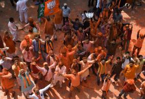 bjp-workers-celebrating-the-party-victory-in-uttar-pradesh-assembly-elections