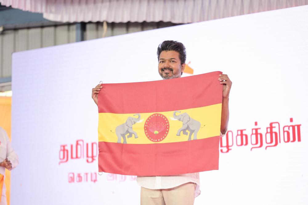 Album - விஜய் கட்சியின் கொடி அறிமுக விழா - புகைப்படத் தொகுப்பு | Tamilaga  Vettri Kazhagam Flag Reveal