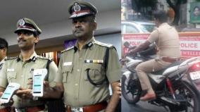 police-si-suspended-without-wearing-helmet-police-act-on-public-complaint