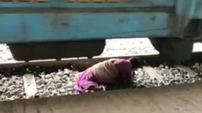 woman-tries-to-cross-railway-track-in-karnataka