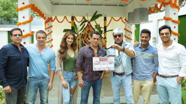 Salman Khan starts shooting for Radhe