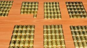 26-5-kg-saffron-and-1-82-kg-gold-seized-at-chennai-airport-3-arrested