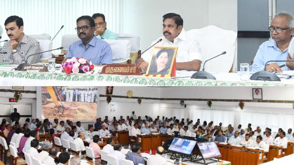 CM Palanisamy participates in PWD review meeting