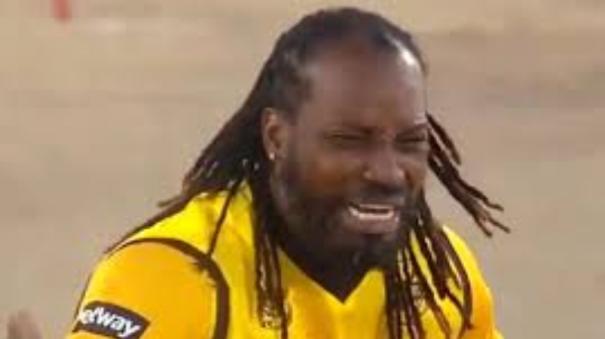 Chris Gayle Left In Tears After Umpire's Decision In MSL Game