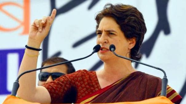 People in power trying to circumvent values of Constitution: Priyanka Gandhi