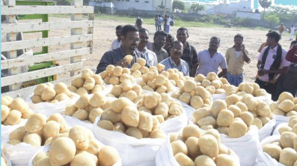 41-tonne mixed jaggery seized by food security officials in Salem