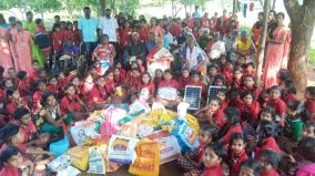 dindigul-school-kids-visitt-old-age-home-to-share-love-care-and-some-things-of-their-capacity