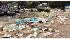 garbage-dumped-at-bokapuram-temple-festival