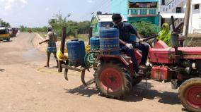 corona-scare-ayyanaruthu-village-being-sanitised