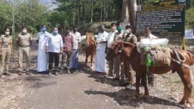 essential-commodities-taken-to-kurangani-by-horses