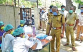 corona-test-for-police-personnel-in-madurai