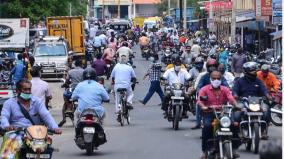 dindigul-curfew-relaxation-people-thronged-roads