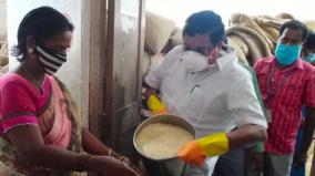 ration-rice-distribution-in-schools-at-puduchery