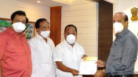 dmk-urges-to-give-4-litres-of-water-to-corona-patients-in-vellore