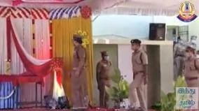 police-commissioner-tripathi-maheshkumar-agarwal-tribute-to-m-nagarajan-police