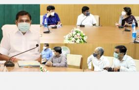 central-medical-team-in-tamil-nadu-consult-with-the-chief-minister