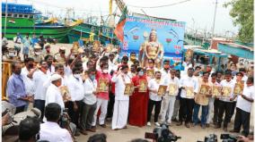bjp-members-who-went-to-study-kandasashti-in-the-sea-studied-shield-on-the-shore-as-they-were-stopped-by-the-police