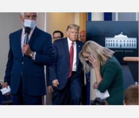 trump-abruptly-escorted-from-briefing-after-shooting-near-white-house