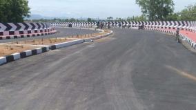 rs-384-crores-used-to-construct-four-ways-road-across-vaigai