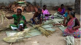 palm-leaf-workers-life-affected-due-to-corona-curfew