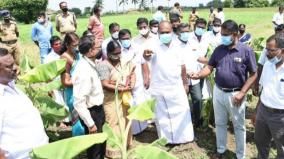 minister-r-b-udayakumar-inspects-farm-lands-with-officials