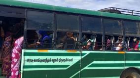 tenkasi-tirunelveli-route-buses-operated-with-uncontrollable-crowd