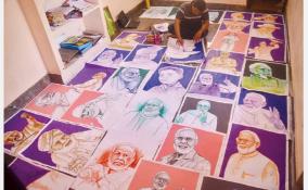 school-student-drawing-the-looks-of-prime-minister-modi