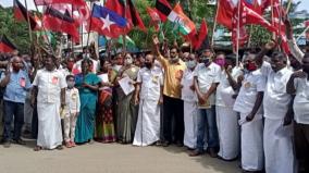 dmk-protest-in-madurai-against-farmer-s-act