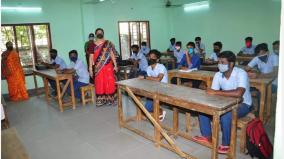 9th-and-11th-class-students-coming-to-school-in-karaikal-pondicherry-with-interest