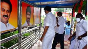 aiadmk-urges-to-remove-udayanidhi-photo-in-bus-stand