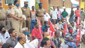 sankarankoil-cpi-m-conducts-protest