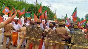 bjp-workers-arrested-in-pudukottai