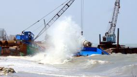 pamban-rough-seas-delay-rail-works