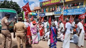 tenkasi-communist-party-protest-against-farmers-act