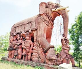 azhagar-temple-elephant-statue