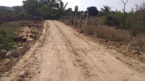 panchayat-leader-builds-road-near-hosur-at-rs-20-lakh-own-cost-flexibility-of-villagers