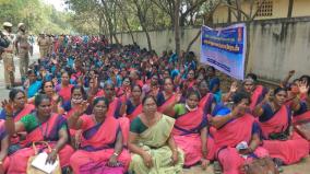 anganwadi-workers-seeking-to-be-declared-as-government-employees