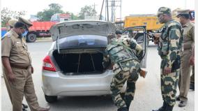 intensive-vehicle-search-by-paramilitaries-at-palayankottai