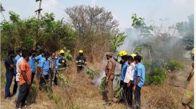 how-to-protect-wildlife-and-natural-resources-from-wildfires-training-with-demonstration-at-hosur-wildlife-sanctuary