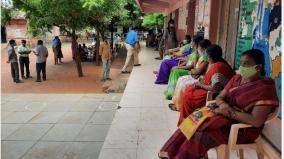 karaikudi-government-and-private-school-teachers-who-came-to-pay-for-the-vaccine-were-disappointed