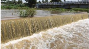floods-due-to-continuous-rains-increased-water-supply-to-coimbatore-ponds