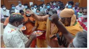 special-pooja-for-sivanadiars-in-the-puducherry-assembly-hall-to-rule-without-interruption