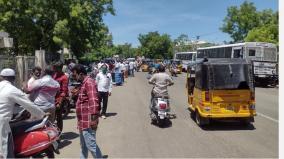 trichy-collector-s-office-road-which-was-seen-by-a-crowd-of-people-after-2-months