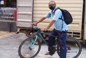 70-year-old-hyderabad-man-cycles-his-way-to-help-people-in-need-amid-covid