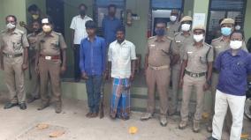 country-gun-explodes-and-injures-forest-ranger-in-dharmapuri-two-arrested