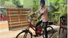 sivagangai-student-who-designed-the-solar-bicycle-for-use-by-the-elderly