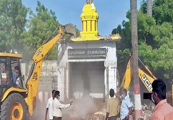 tuticorin temple demolished