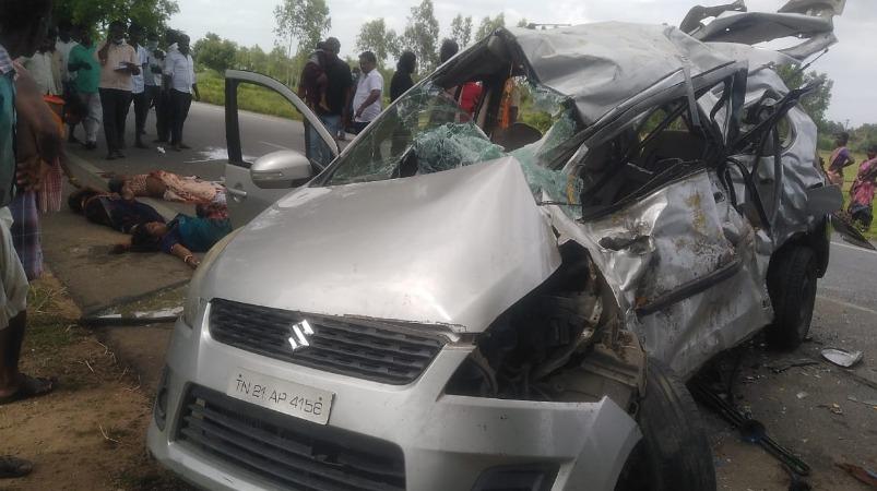 த ர வண ண மல ம வட டத த ல க ர வ பத த ல ர ம த க ர ம த யத ல 6 ப ர உய ர ழப ப Car Accident Hindutamil In