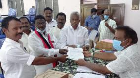 councilor-by-election-near-thiruvarur-dmk-communist-separate-nomination