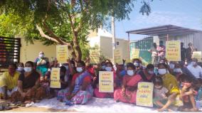 we-are-boycotting-the-local-body-elections-for-not-providing-basic-facilities-people-in-karur